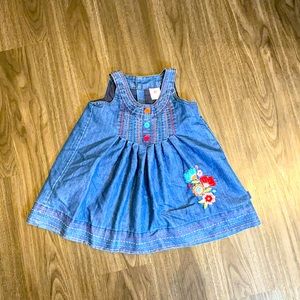 Pumpkin Patch denim toddler dress size 4